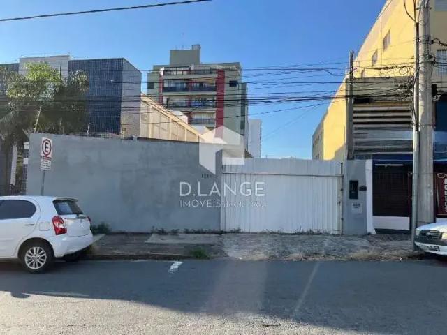 Terreno comercial para Locação em Campinas/SP Taquaral