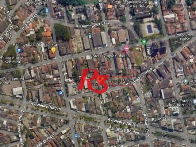 Terreno comercial para Locação em Cubatão/SP Vila Paulista