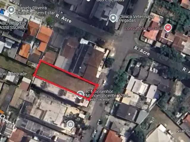 Terreno comercial para Locação em Curitiba/PR Água Verde