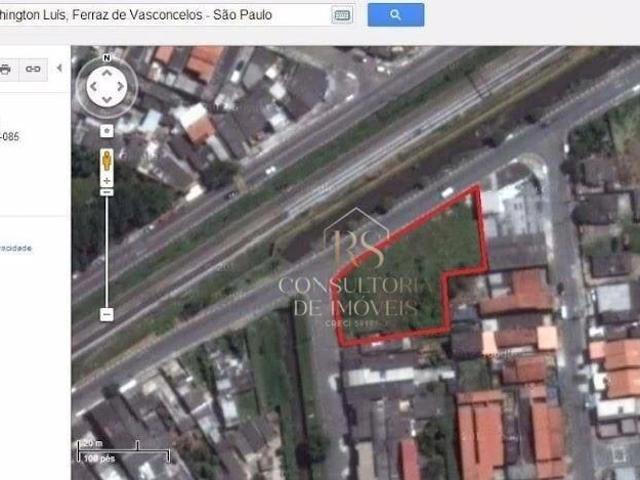 Terreno comercial para Locação em Ferraz de Vasconcelos/SP Jardim Ferrazense