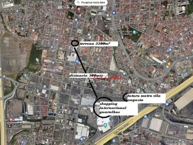 Terreno comercial para Locação em Guarulhos/SP Vila Endres