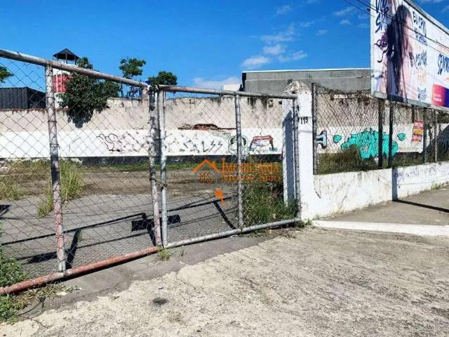 Terreno comercial para Locação em Guarulhos/SP Jardim Barbosa
