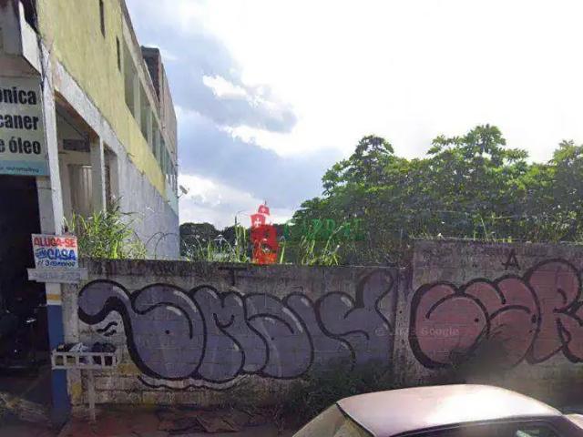 Terreno comercial para Locação em Guarulhos/SP Jardim do Triunfo