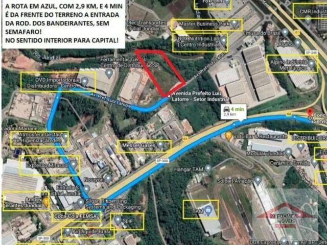 Terreno comercial para Locação em Jundiaí/SP Distrito Industrial