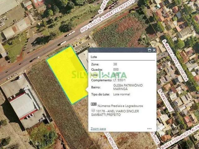 Terreno comercial para Locação em Maringá/PR Parque Industrial