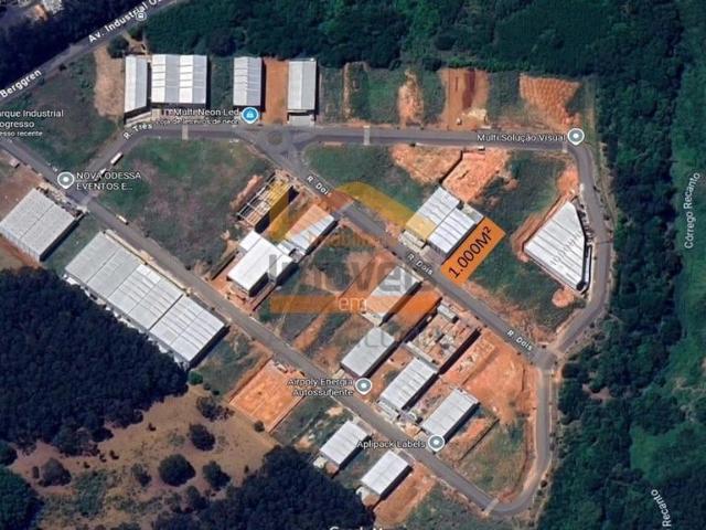 Terreno comercial para Locação em Nova Odessa/SP Parque Industrial Recanto