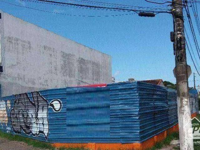 Terreno comercial para Locação em Praia Grande/SP Vila Mirim