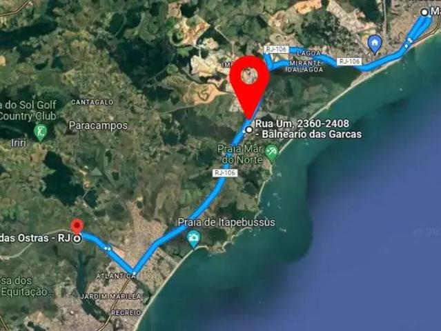 Terreno comercial para Locação em Rio das Ostras/RJ Mar do Norte