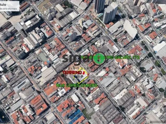 Terreno comercial para Locação em São Paulo/SP Barra Funda