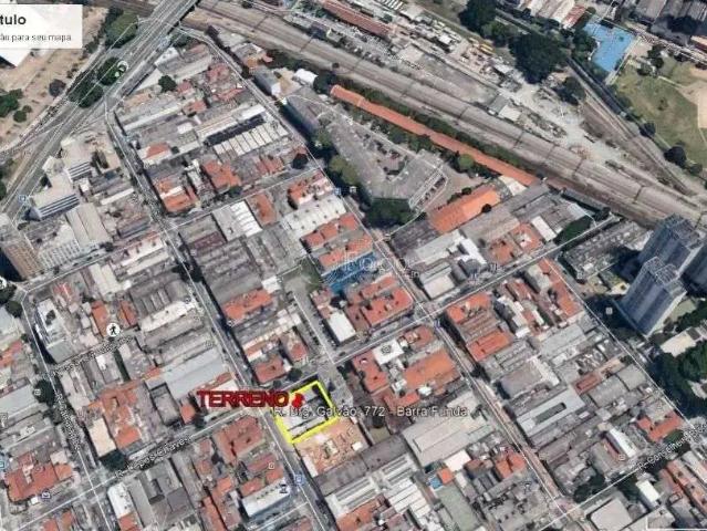 Terreno comercial para Locação em São Paulo/SP Barra Funda