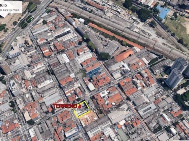 Terreno comercial para Locação em São Paulo/SP Barra Funda