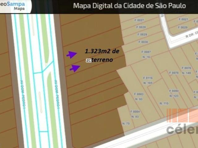 Terreno comercial para Locação em São Paulo/SP Ipiranga