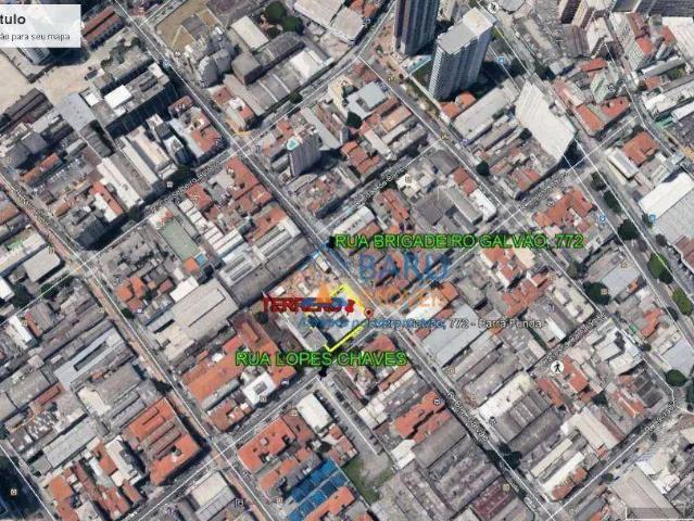 Terreno comercial para Locação em São Paulo/SP Santa Cecília
