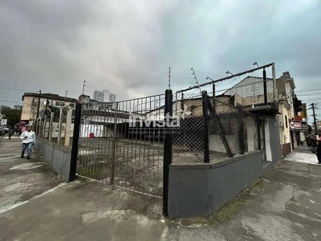 Terreno comercial para Locação em São Vicente/SP Centro