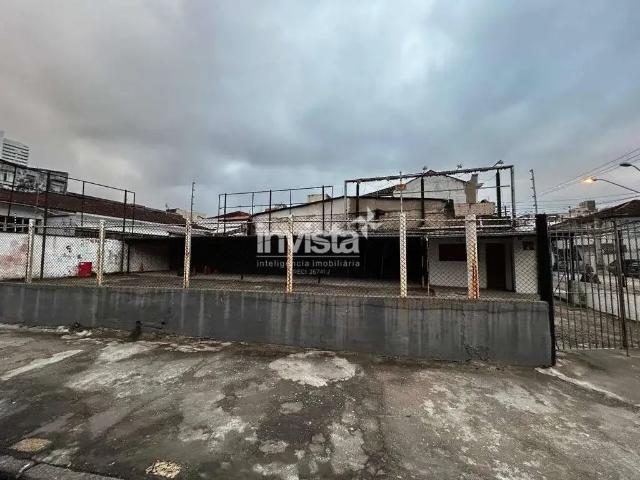 Terreno comercial para Locação em São Vicente/SP Centro