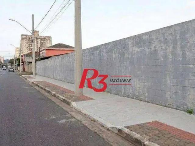 Terreno comercial para Locação em São Vicente/SP Jardim Rio Branco