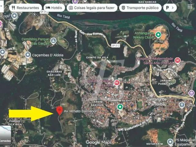 Terreno comercial para Locação em Santana de Parnaíba/SP Chácaras São Luís