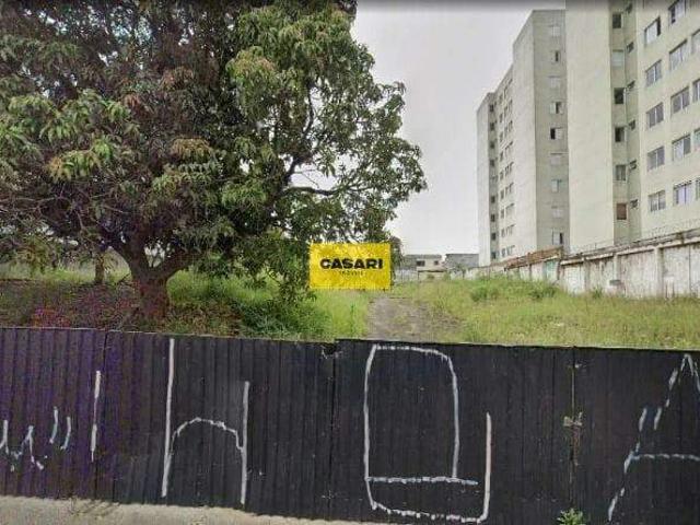 Terreno comercial para Locação em Santo André/SP Jardim Santo Antônio