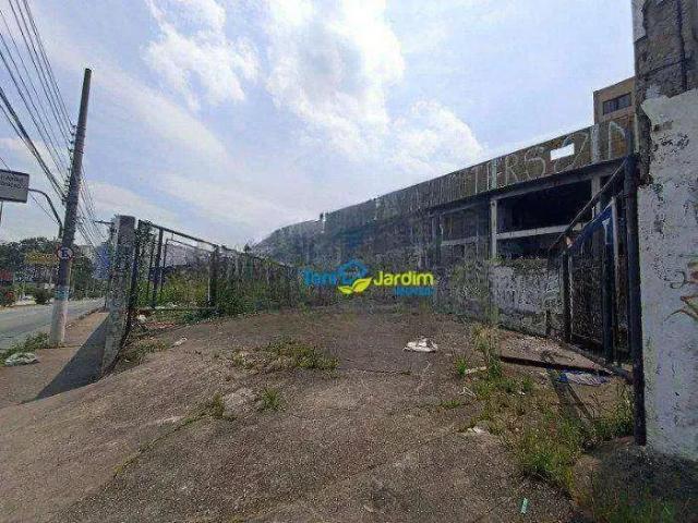 Terreno comercial para Locação em Santo André/SP Paraíso