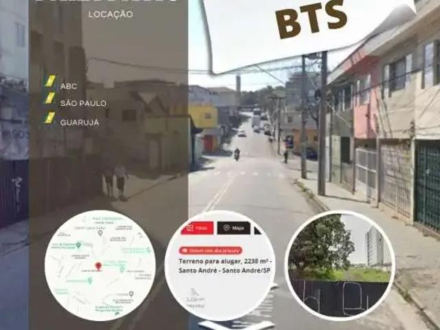 Terreno comercial para Locação em Santo André/SP Vila Alto de Santo André