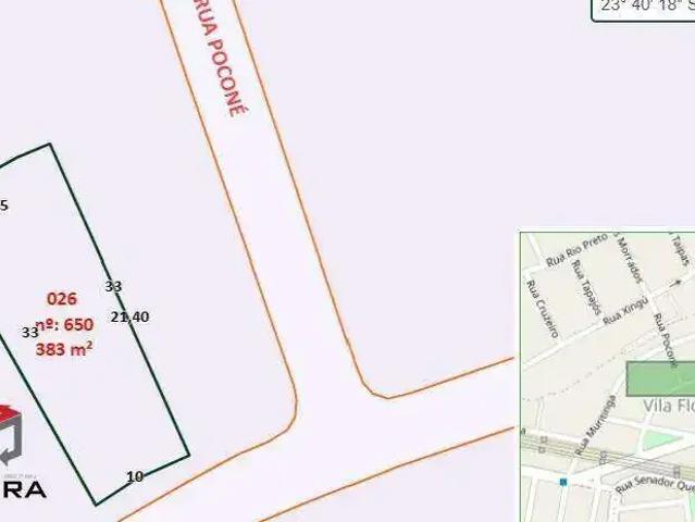 Terreno comercial para Locação em Santo André/SP Vila Floresta