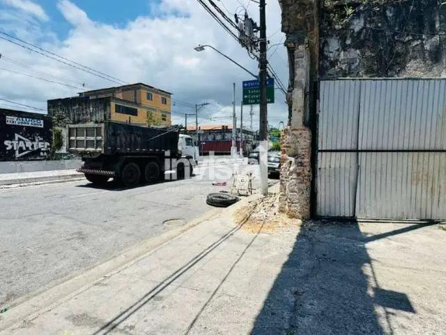 Terreno comercial para Locação em Santos/SP Valongo