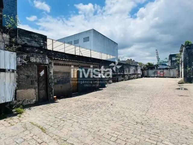 Terreno comercial para Locação em Santos/SP Valongo