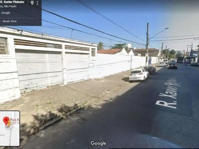 Terreno comercial para Locação em Santos/SP Vila Mathias