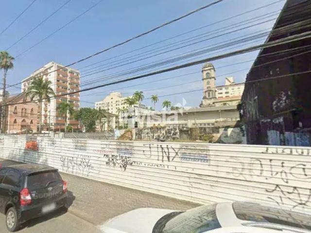 Terreno comercial para Locação em Santos/SP Vila Mathias