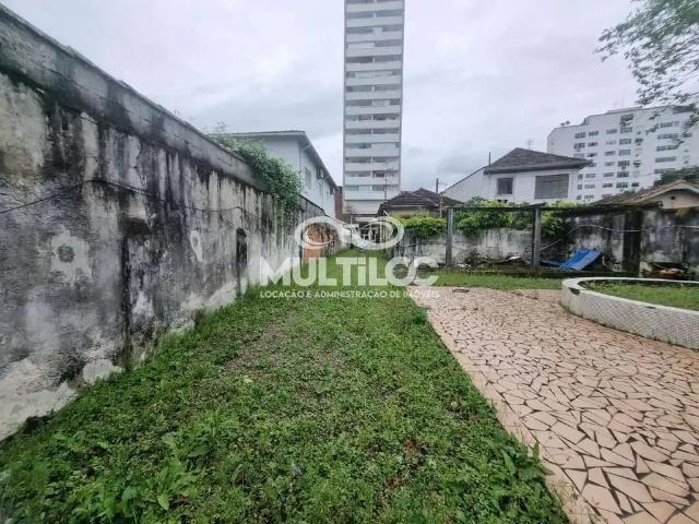 Terreno comercial para Locação em Santos/SP Vila Belmiro