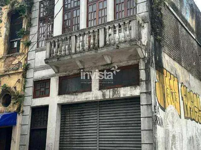 Terreno comercial para Locação em Santos/SP Centro