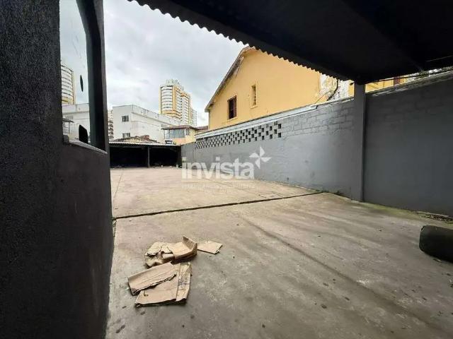Terreno comercial para Locação em Santos/SP Gonzaga