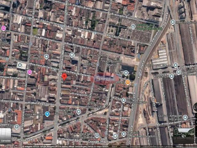 Terreno comercial para Locação em Santos/SP Paquetá