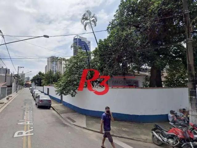 Terreno comercial para Locação em Santos/SP Ponta da Praia