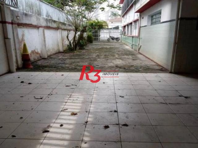 Terreno comercial para Locação em Santos/SP Ponta da Praia