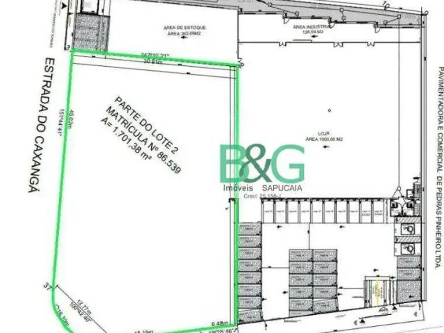 Terreno comercial para Locação em Suzano/SP Parque Santa Rosa