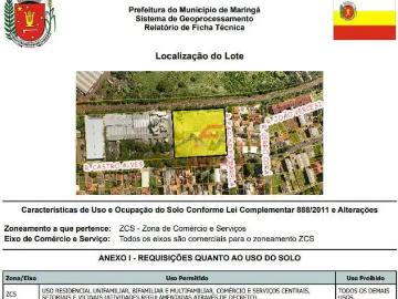 Terreno comercial para Venda em Maringá/PR Zona 06