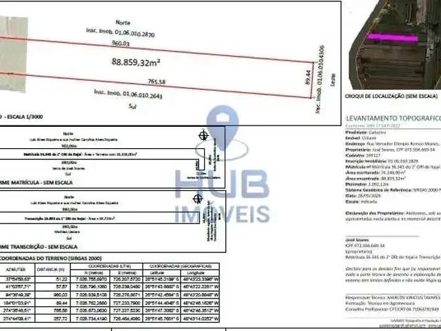 Terreno comercial para Venda em Navegantes/SC Volta Grande 1 Quartos