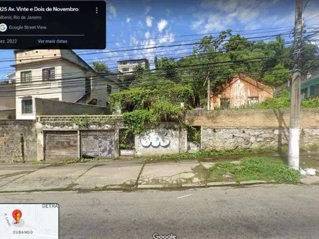 Terreno comercial para Venda em Niterói/RJ Cubango