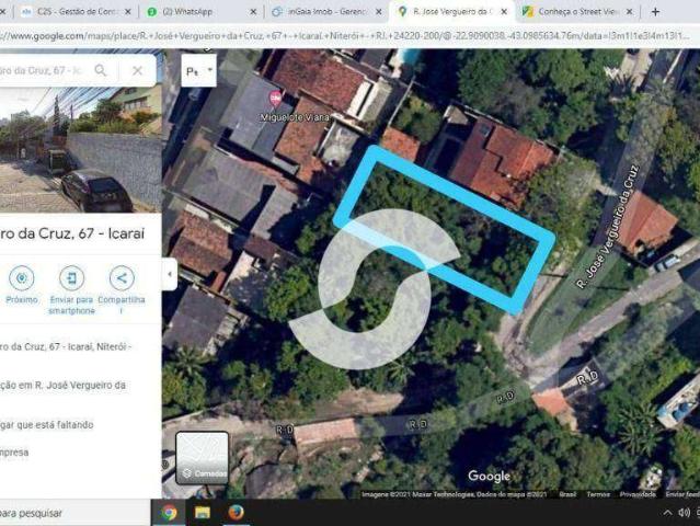 Terreno comercial para Venda em Niterói/RJ Icaraí