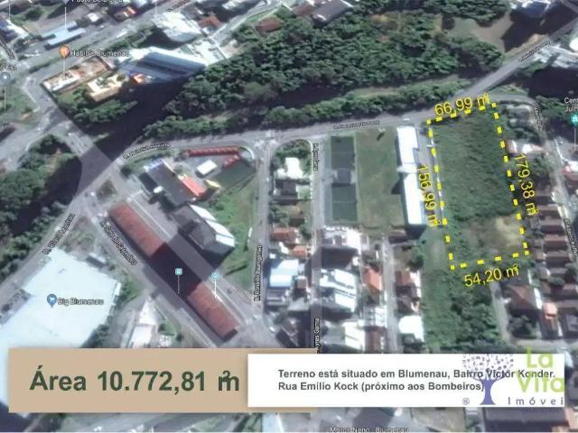Terreno comercial para Venda em Blumenau/SC Centro