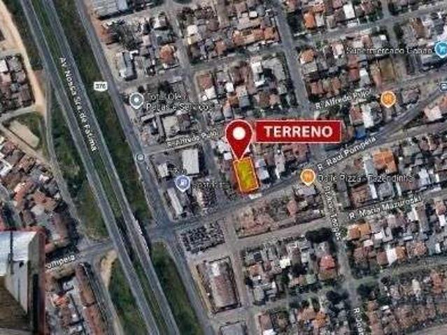 Terreno comercial para Venda em Curitiba/PR Fazendinha