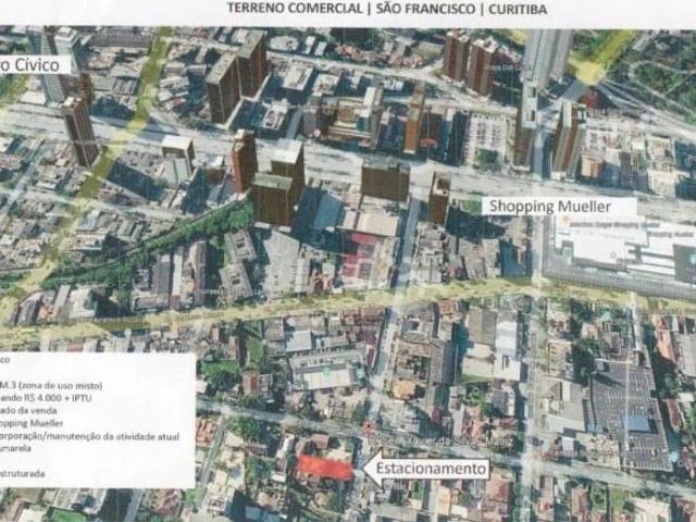 Terreno comercial para Venda em Curitiba/PR São Francisco