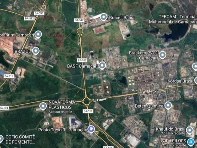 Terreno comercial para Venda em Camaçari/BA Pólo Industrial de Camaçari