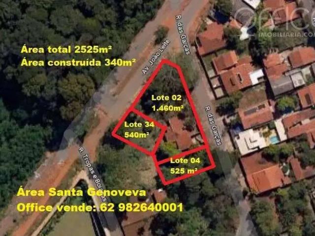 Terreno comercial para Venda em Goiânia/GO Santa Genoveva