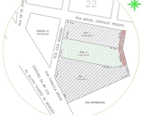 Terreno comercial para Venda em Itabaiana/SE Miguel Teles de Mendonça