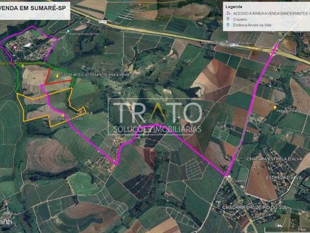 Terreno comercial para Venda em Sumaré/SP Área Rural de Sumaré