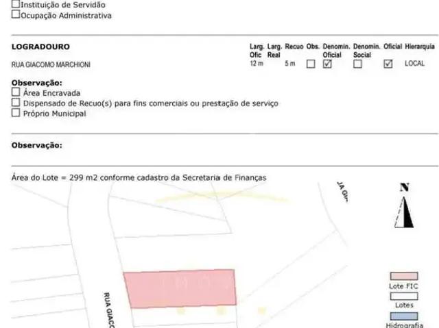 Terreno comercial para Venda em São Bernardo do Campo/SP Baeta Neves