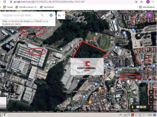 Terreno comercial para Venda em São Bernardo do Campo/SP Demarchi