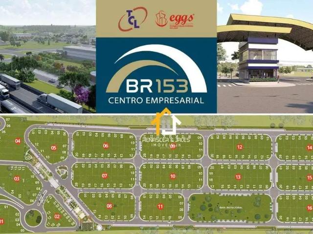 Terreno comercial para Venda em São José do Rio Preto/SP Centro Empresarial BR 153